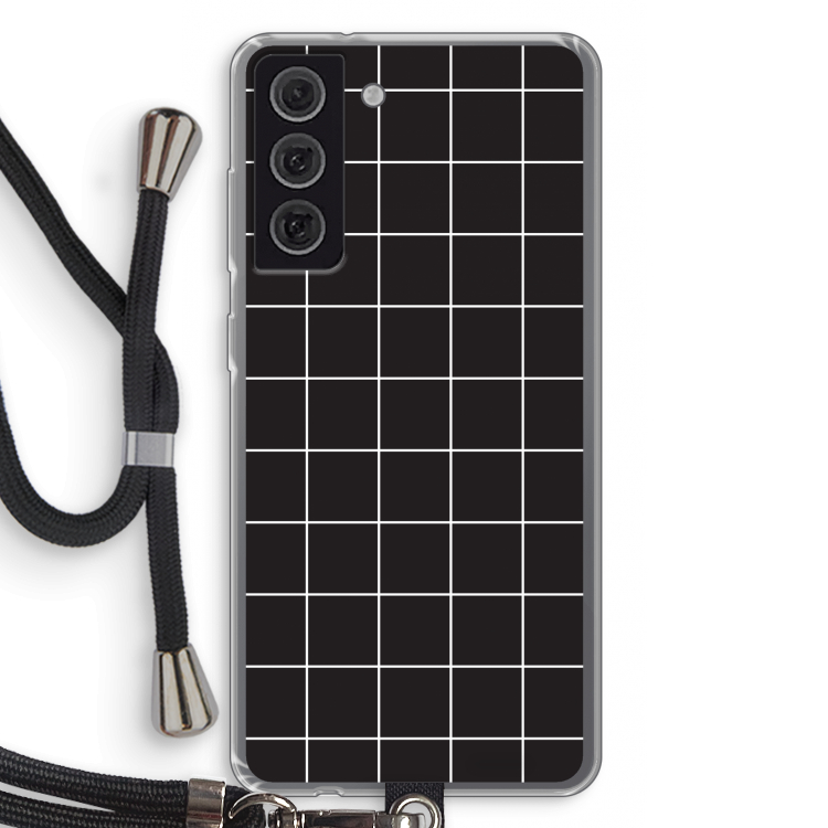 Rooster 2: Samsung Galaxy S21 FE Transparant Hoesje met koord