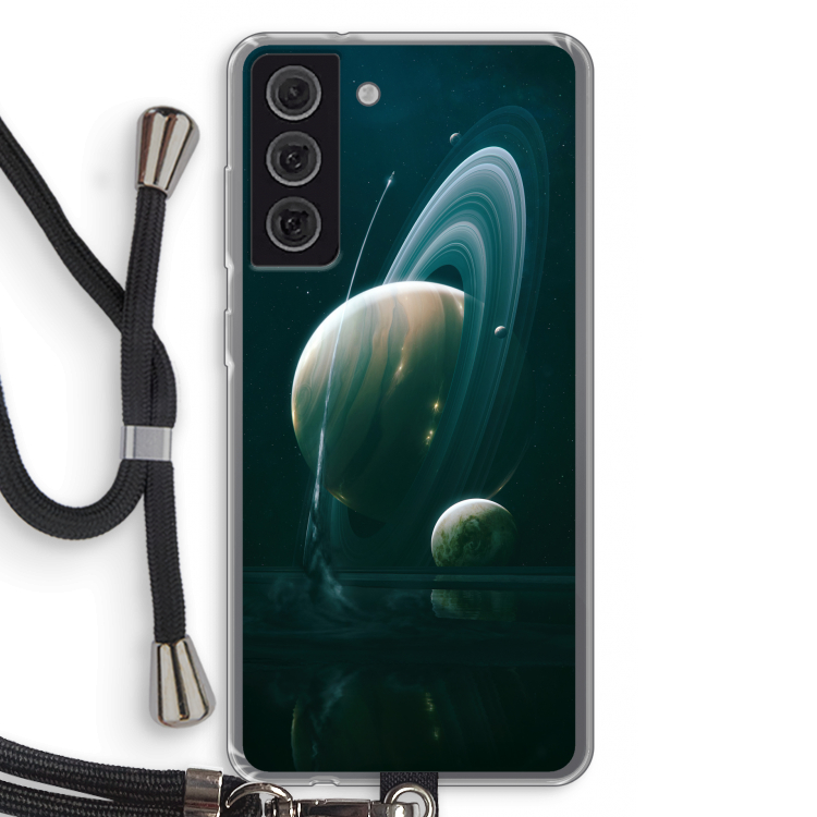 Mercurius: Samsung Galaxy S21 FE Transparant Hoesje met koord