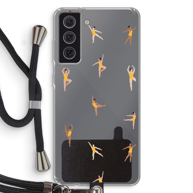 Dans #2: Samsung Galaxy S21 FE Transparant Hoesje met koord