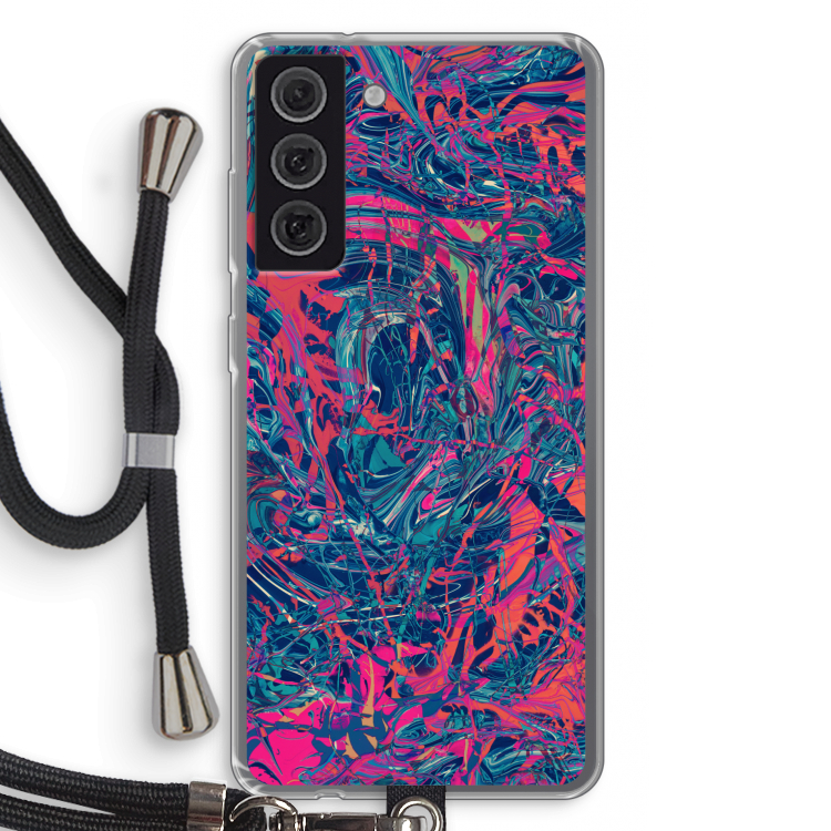 Sleeping Dreams: Samsung Galaxy S21 FE Transparant Hoesje met koord