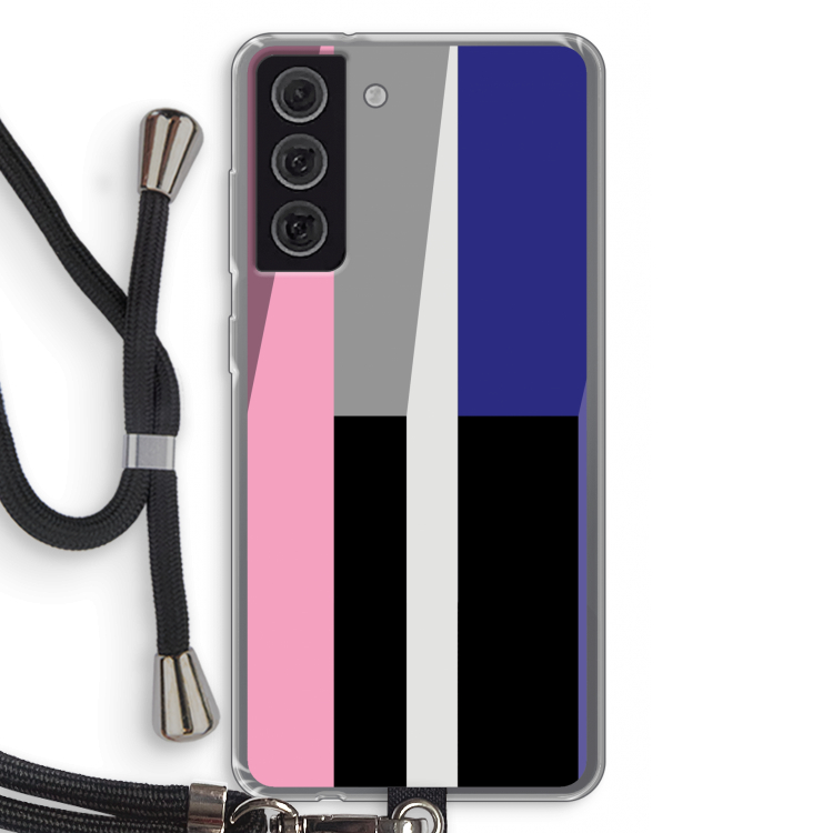 Gestalte 4: Samsung Galaxy S21 FE Transparant Hoesje met koord