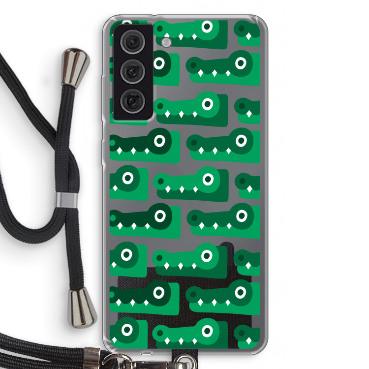 Crocs: Samsung Galaxy S21 FE Transparant Hoesje met koord