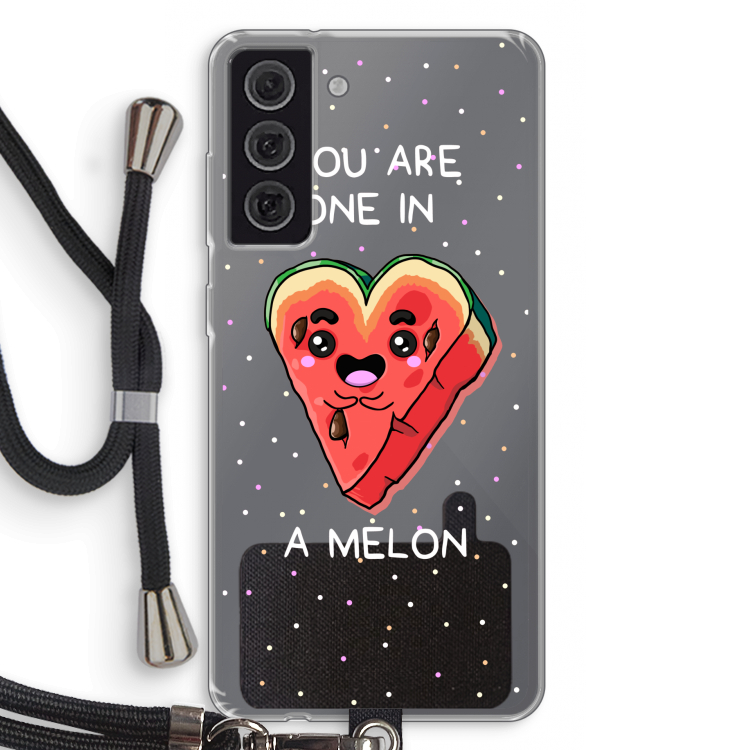 One In A Melon: Samsung Galaxy S21 FE Transparant Hoesje met koord