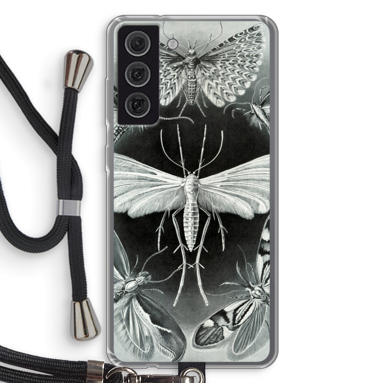 Haeckel Tineida: Samsung Galaxy S21 FE Transparant Hoesje met koord