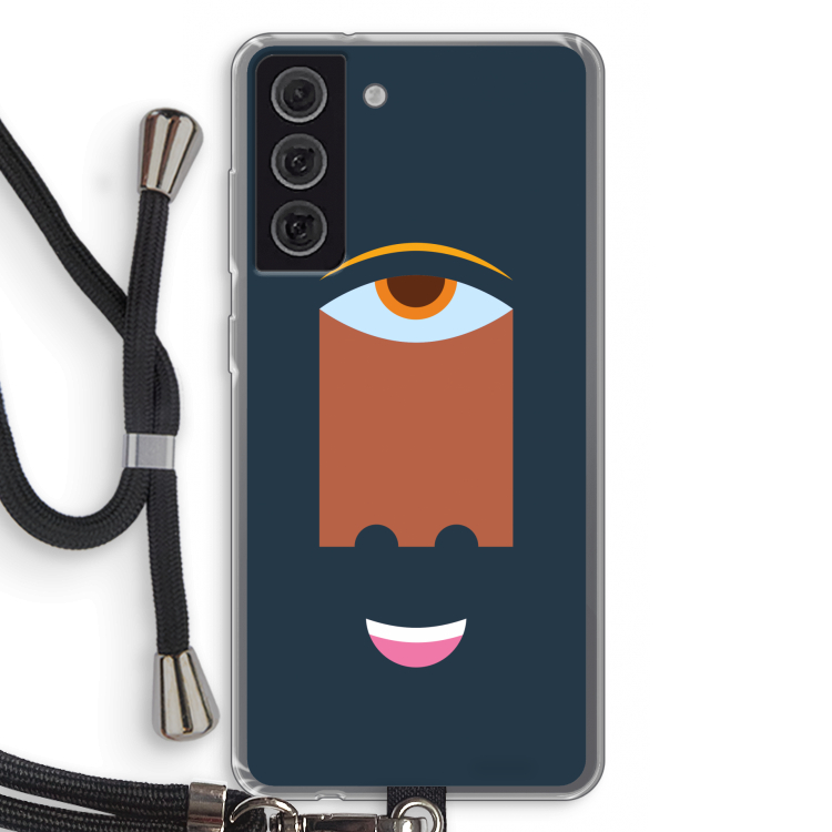 Mono M: Samsung Galaxy S21 FE Transparant Hoesje met koord