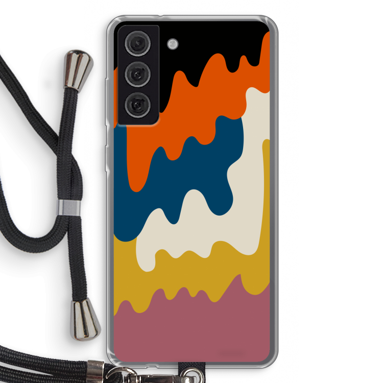 Baar A: Samsung Galaxy S21 FE Transparant Hoesje met koord