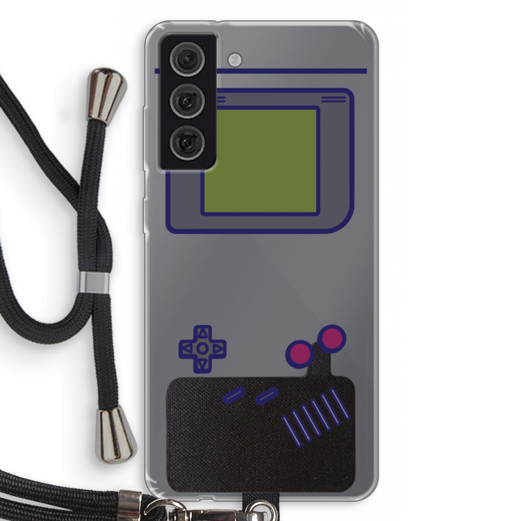 Game On: Samsung Galaxy S21 FE Transparant Hoesje met koord