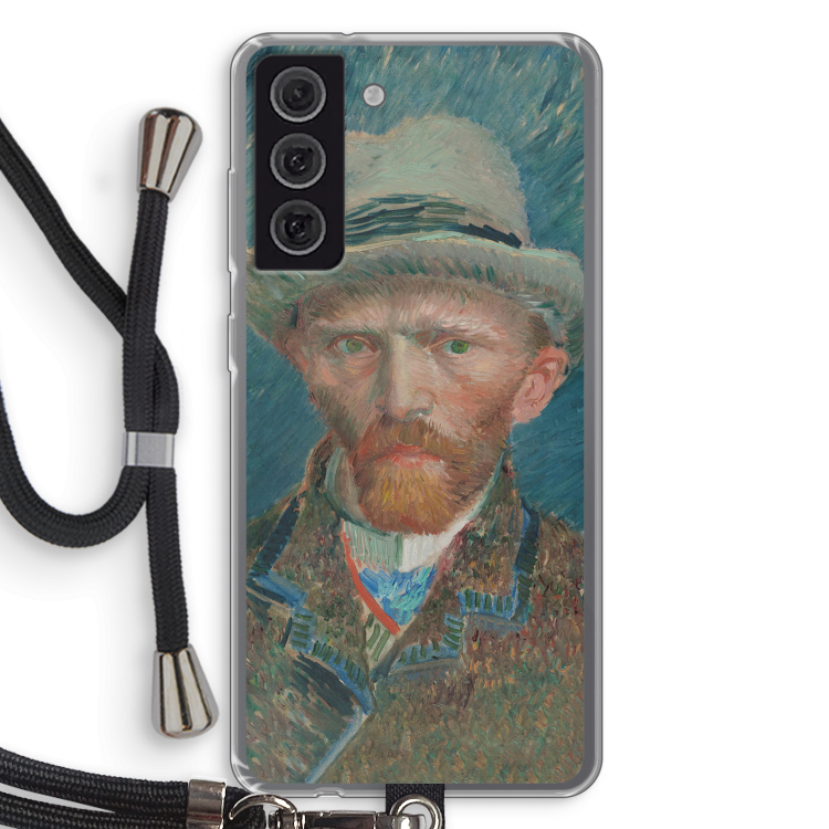 Van Gogh: Samsung Galaxy S21 FE Transparant Hoesje met koord