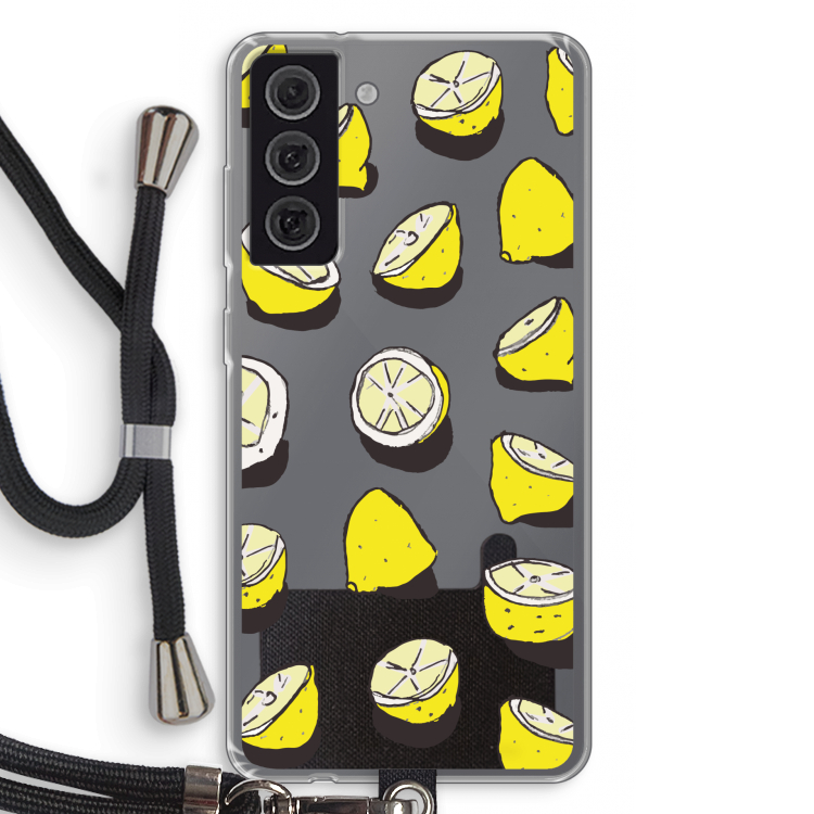 When Life Gives You Lemons...: Samsung Galaxy S21 FE Transparant Hoesje met koord