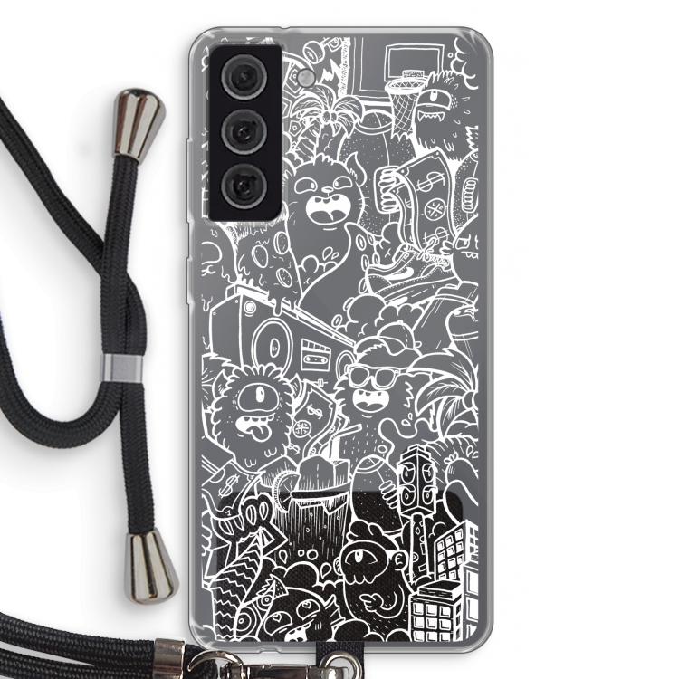 Vexx City #2: Samsung Galaxy S21 FE Transparant Hoesje met koord