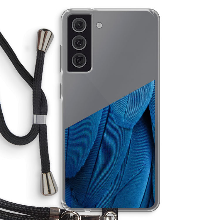 Pauw: Samsung Galaxy S21 FE Transparant Hoesje met koord