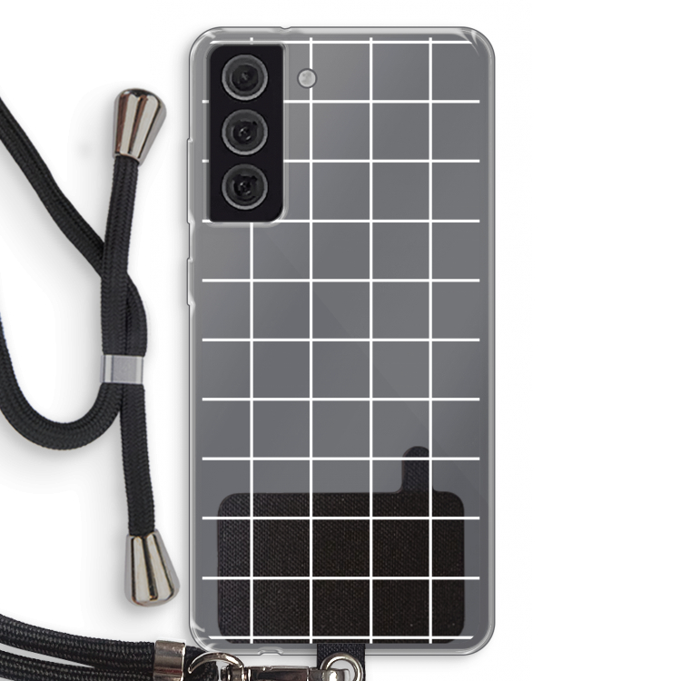 Rooster 2: Samsung Galaxy S21 FE Transparant Hoesje met koord