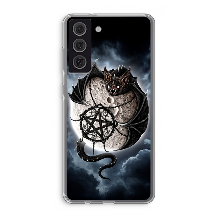 Volle maan: Samsung Galaxy S21 FE Transparant Hoesje