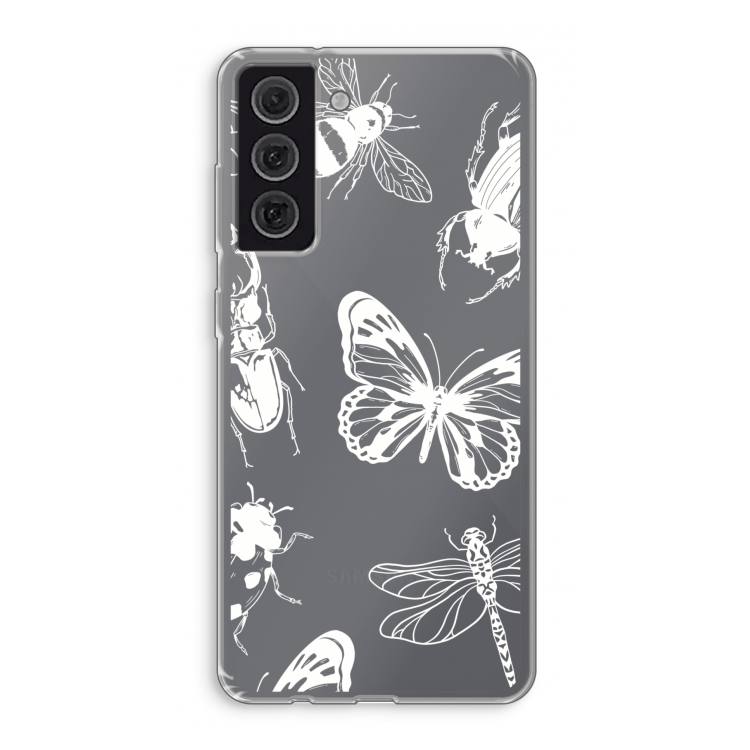 Tiny Bugs: Samsung Galaxy S21 FE Transparant Hoesje