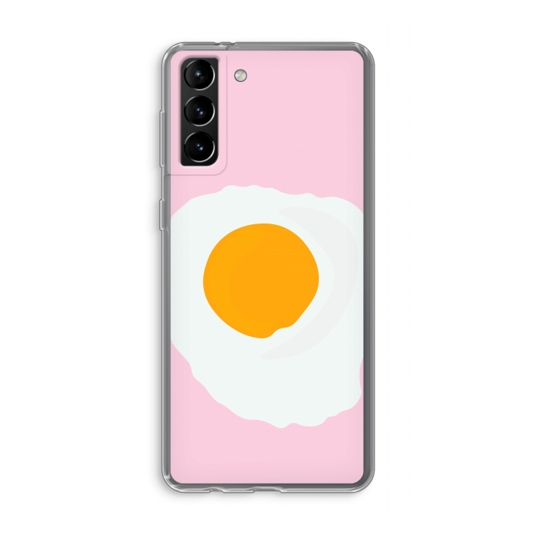 Sunny side up: Samsung Galaxy S21 Plus Transparant Hoesje