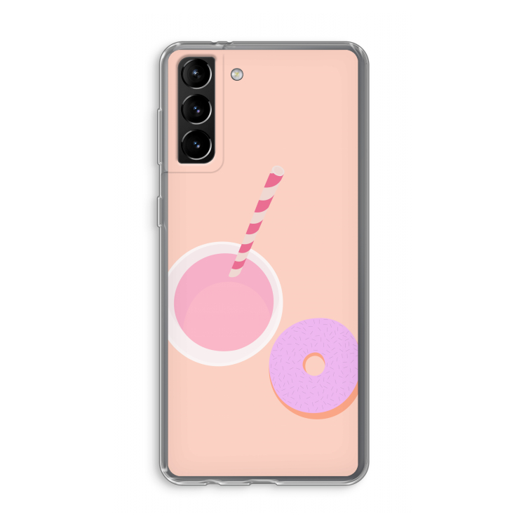 Donut: Samsung Galaxy S21 Plus Transparant Hoesje
