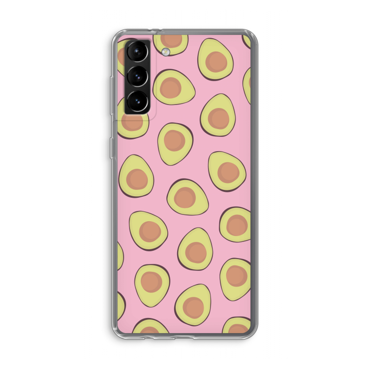 Dancing avocados: Samsung Galaxy S21 Plus Transparant Hoesje