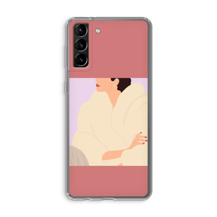 Cosy: Samsung Galaxy S21 Plus Transparant Hoesje