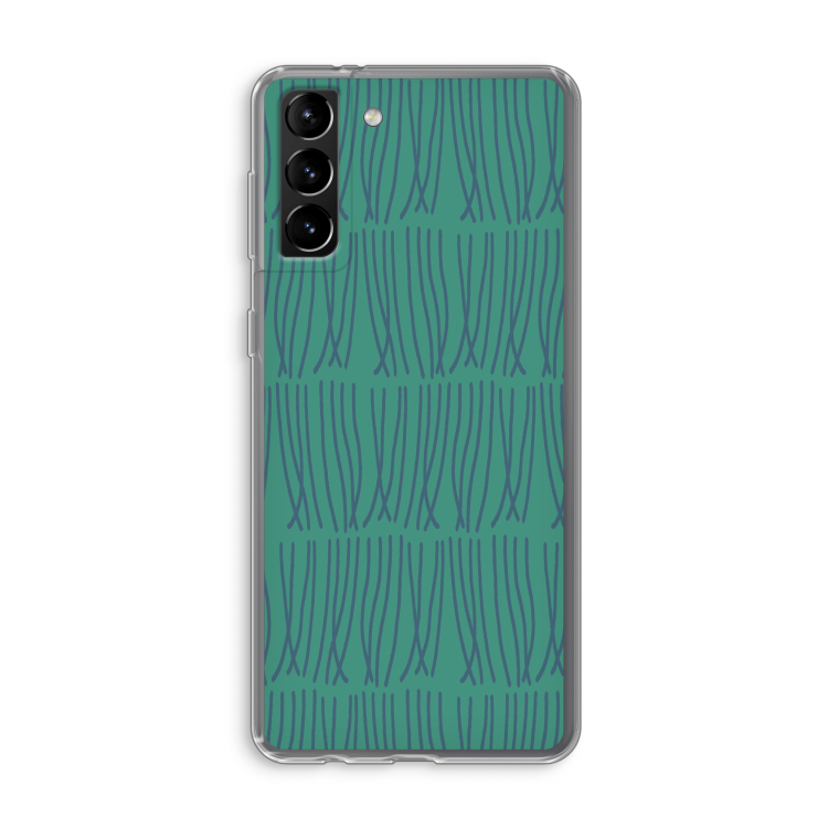 Swirls: Samsung Galaxy S21 Plus Transparant Hoesje