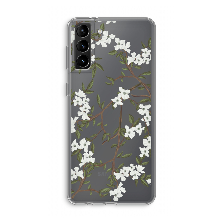 Blossoming spring: Samsung Galaxy S21 Plus Transparant Hoesje