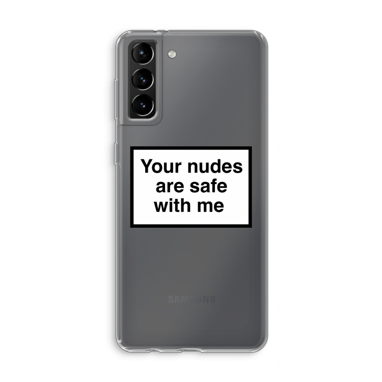 Safe with me: Samsung Galaxy S21 Plus Transparant Hoesje
