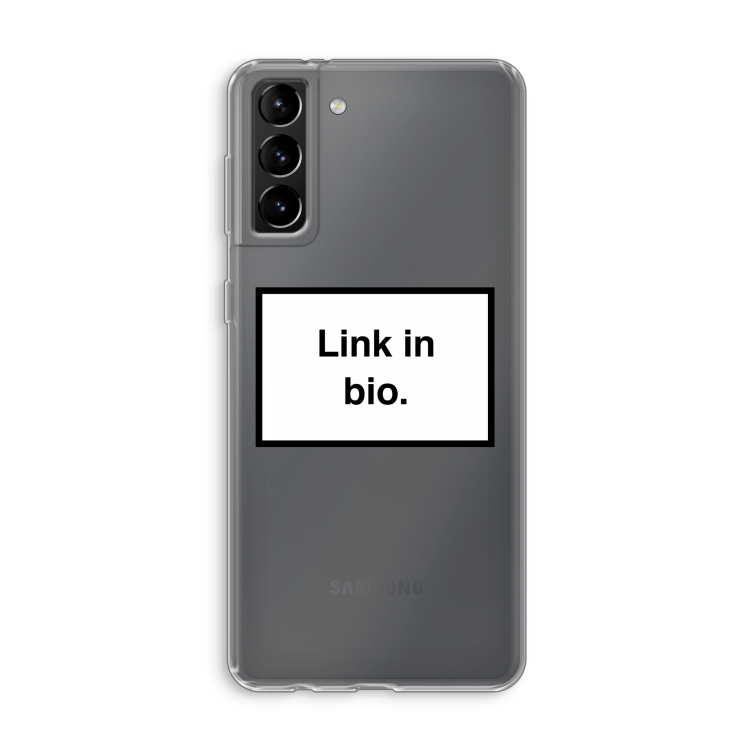 Link in bio: Samsung Galaxy S21 Plus Transparant Hoesje