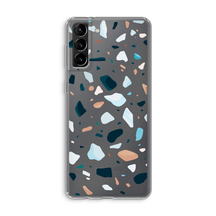 Terrazzo N°13: Samsung Galaxy S21 Plus Transparant Hoesje