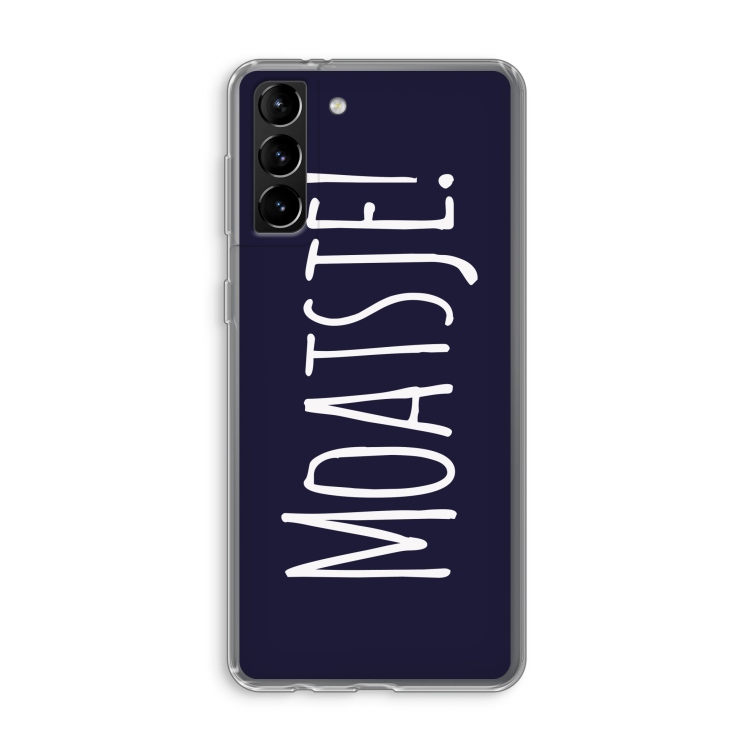 Moatsje!: Samsung Galaxy S21 Plus Transparant Hoesje