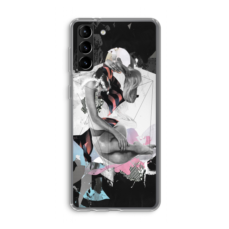 Camouflage de sommeil: Samsung Galaxy S21 Plus Transparant Hoesje