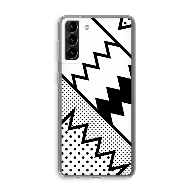 Pop Art #5: Samsung Galaxy S21 Plus Transparant Hoesje