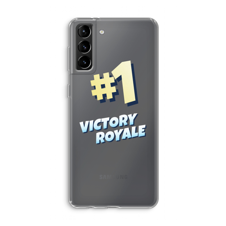 Victory Royale: Samsung Galaxy S21 Plus Transparant Hoesje