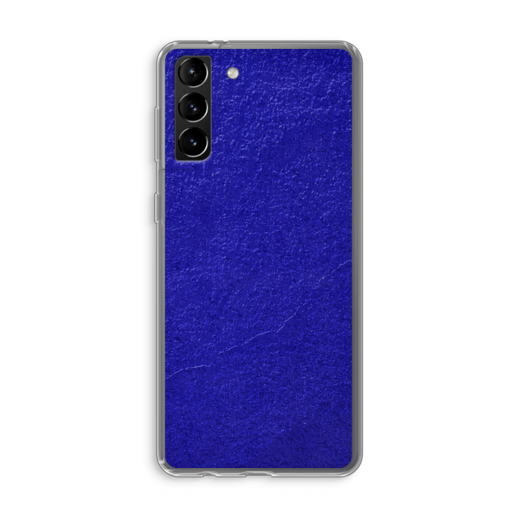 Majorelle Blue: Samsung Galaxy S21 Plus Transparant Hoesje