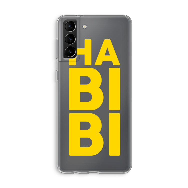 Habibi Majorelle : Samsung Galaxy S21 Plus Transparant Hoesje