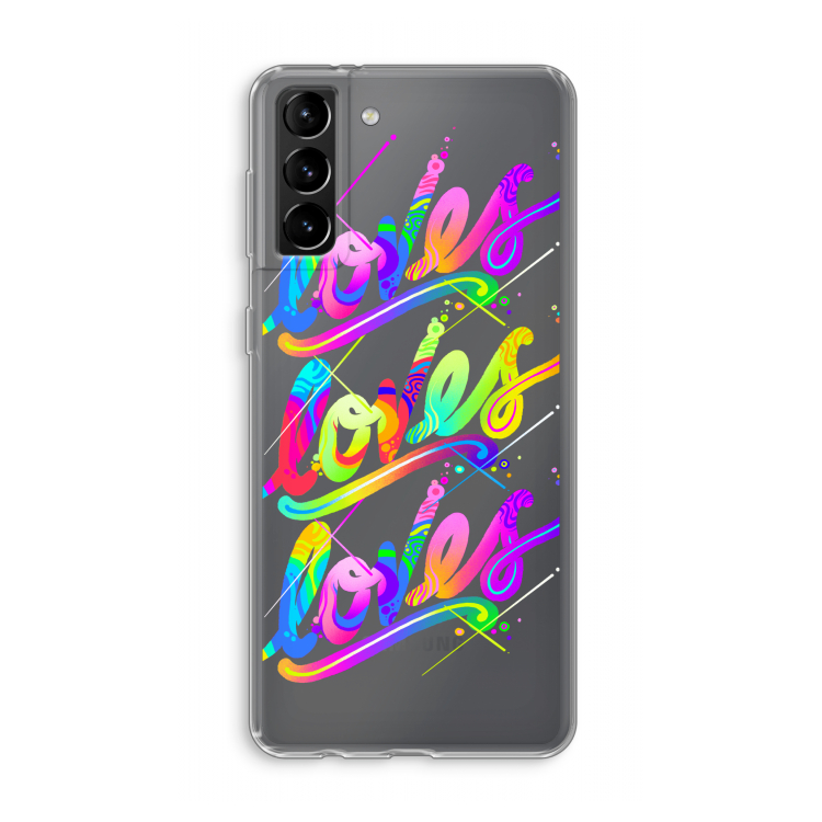Loves: Samsung Galaxy S21 Plus Transparant Hoesje