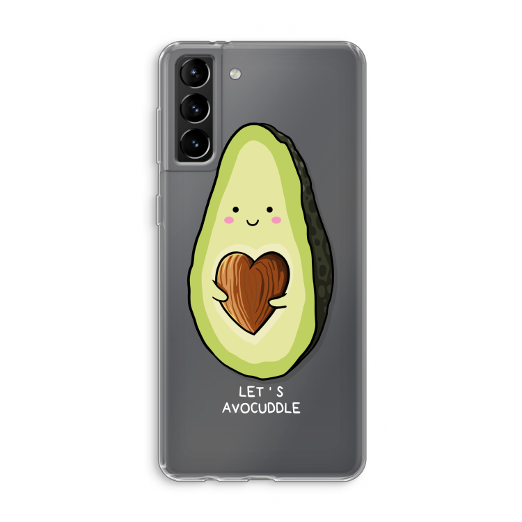 Avocuddle: Samsung Galaxy S21 Plus Transparant Hoesje