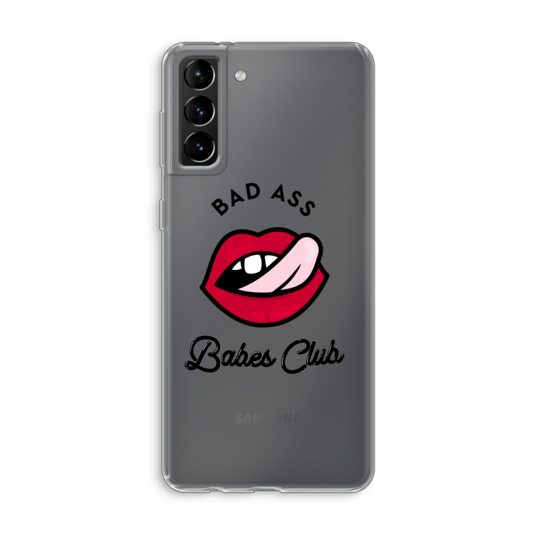 Badass Babes Club: Samsung Galaxy S21 Plus Transparant Hoesje