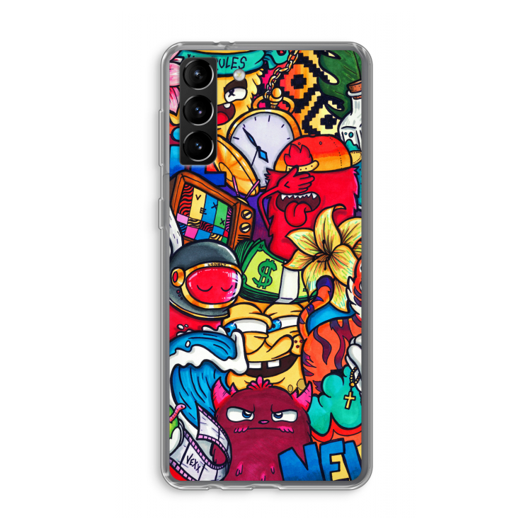 No Rules: Samsung Galaxy S21 Plus Transparant Hoesje