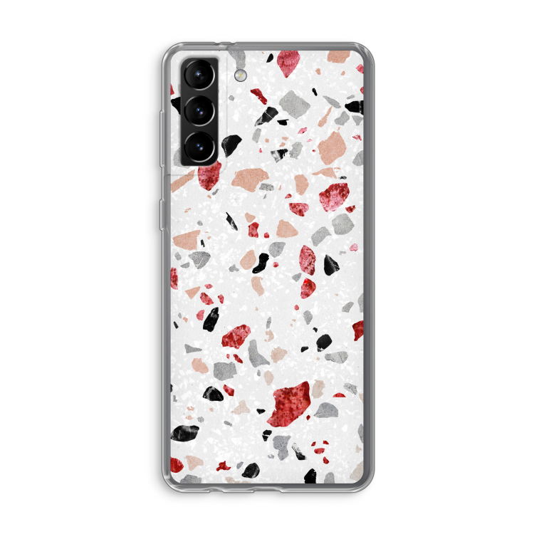 Terrazzo N°12: Samsung Galaxy S21 Plus Transparant Hoesje