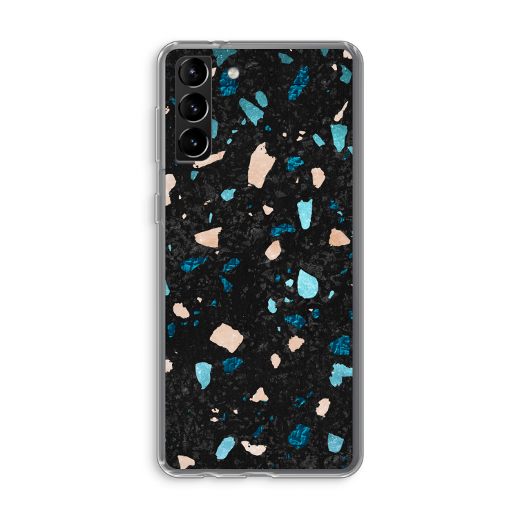 Terrazzo N°11: Samsung Galaxy S21 Plus Transparant Hoesje