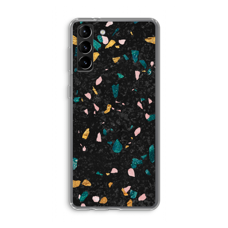 Terrazzo N°10: Samsung Galaxy S21 Plus Transparant Hoesje