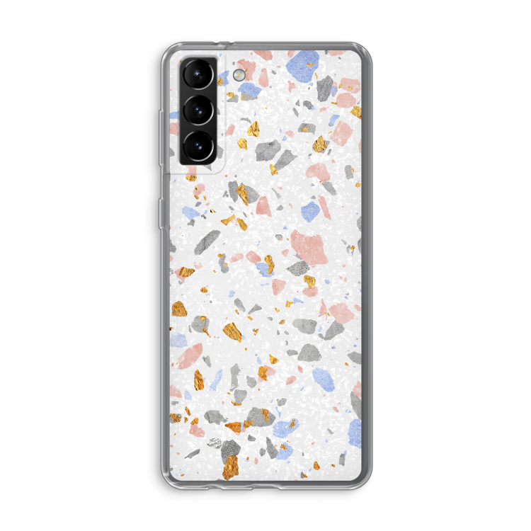 Terrazzo N°8: Samsung Galaxy S21 Plus Transparant Hoesje