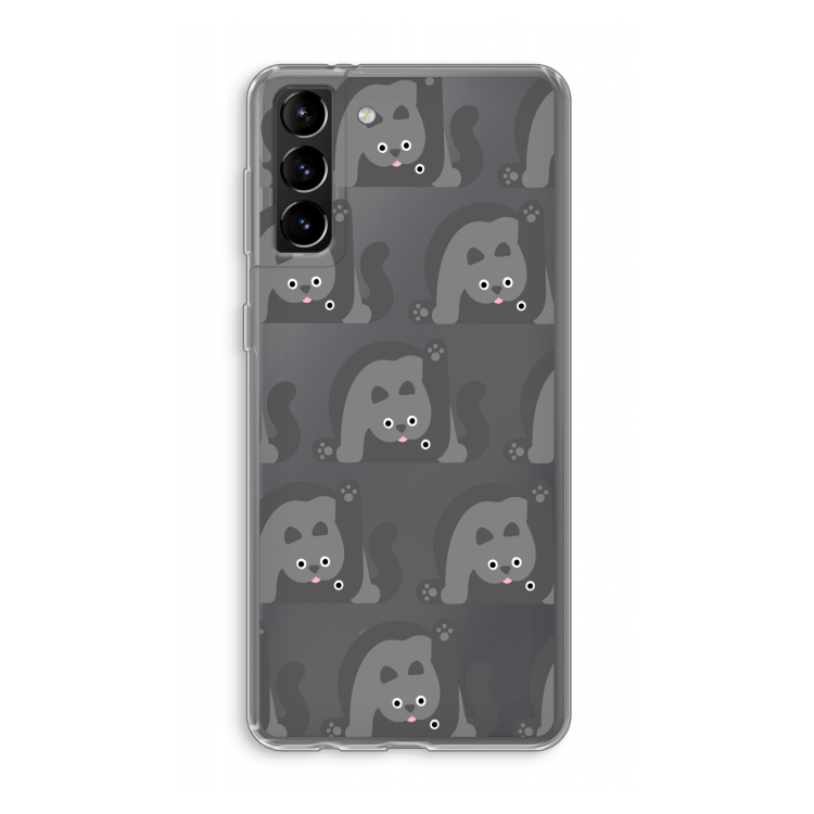 Cats: Samsung Galaxy S21 Plus Transparant Hoesje