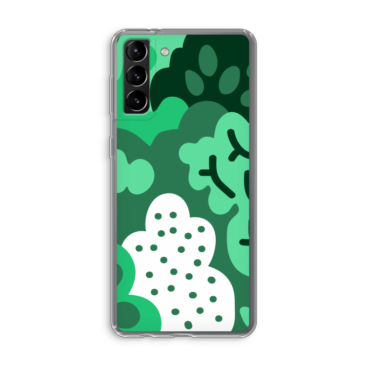 Bushes: Samsung Galaxy S21 Plus Transparant Hoesje