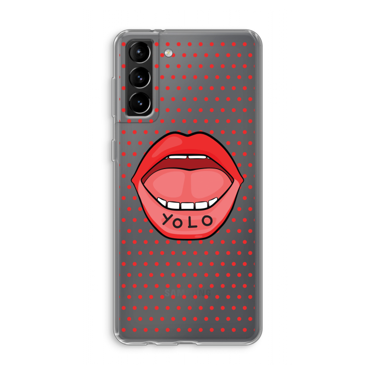 Yolo Denise: Samsung Galaxy S21 Plus Transparant Hoesje