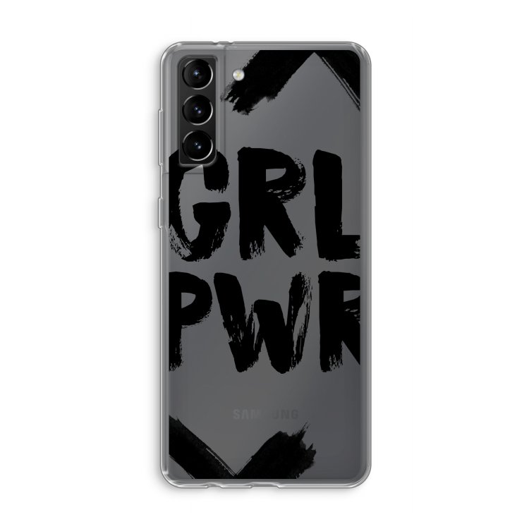 Girl Power #2: Samsung Galaxy S21 Plus Transparant Hoesje