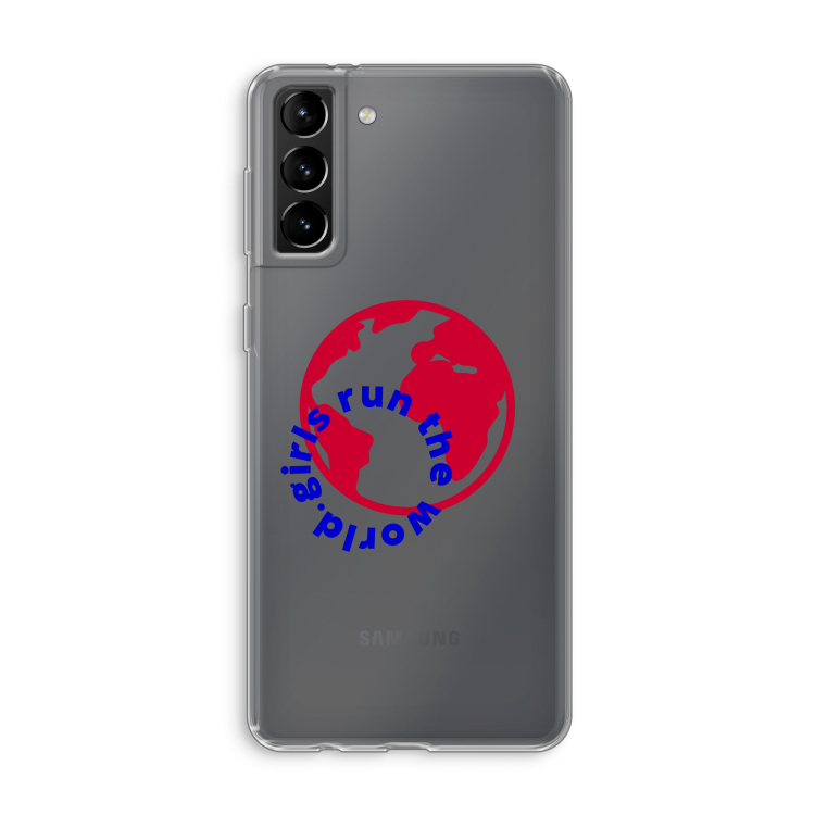 Run The World: Samsung Galaxy S21 Plus Transparant Hoesje