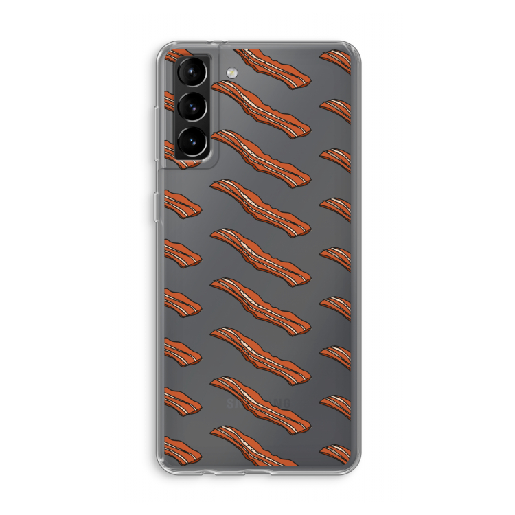 Bacon to my eggs #2: Samsung Galaxy S21 Plus Transparant Hoesje