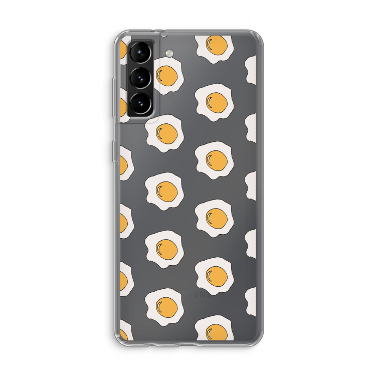 Bacon to my eggs #1: Samsung Galaxy S21 Plus Transparant Hoesje