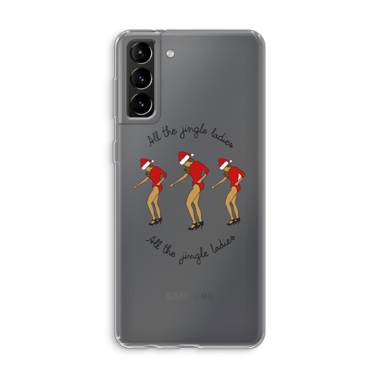 Jingle Ladies: Samsung Galaxy S21 Plus Transparant Hoesje