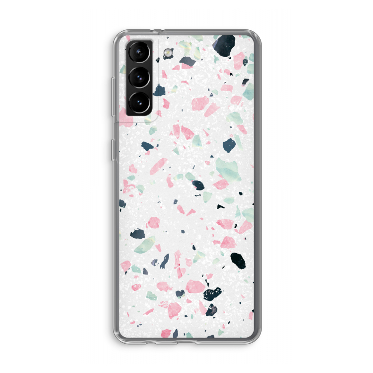 Terrazzo N°3: Samsung Galaxy S21 Plus Transparant Hoesje